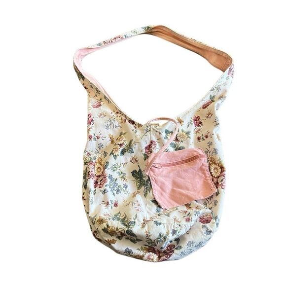 GITANO Vtg Cottagecore Floral Sling Sac - Picture 1 of 6